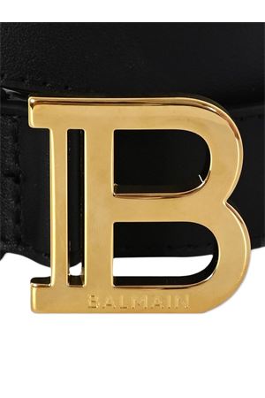 black leather belt BALMAIN PARIS KIDS | BX0P21Z1371930OR